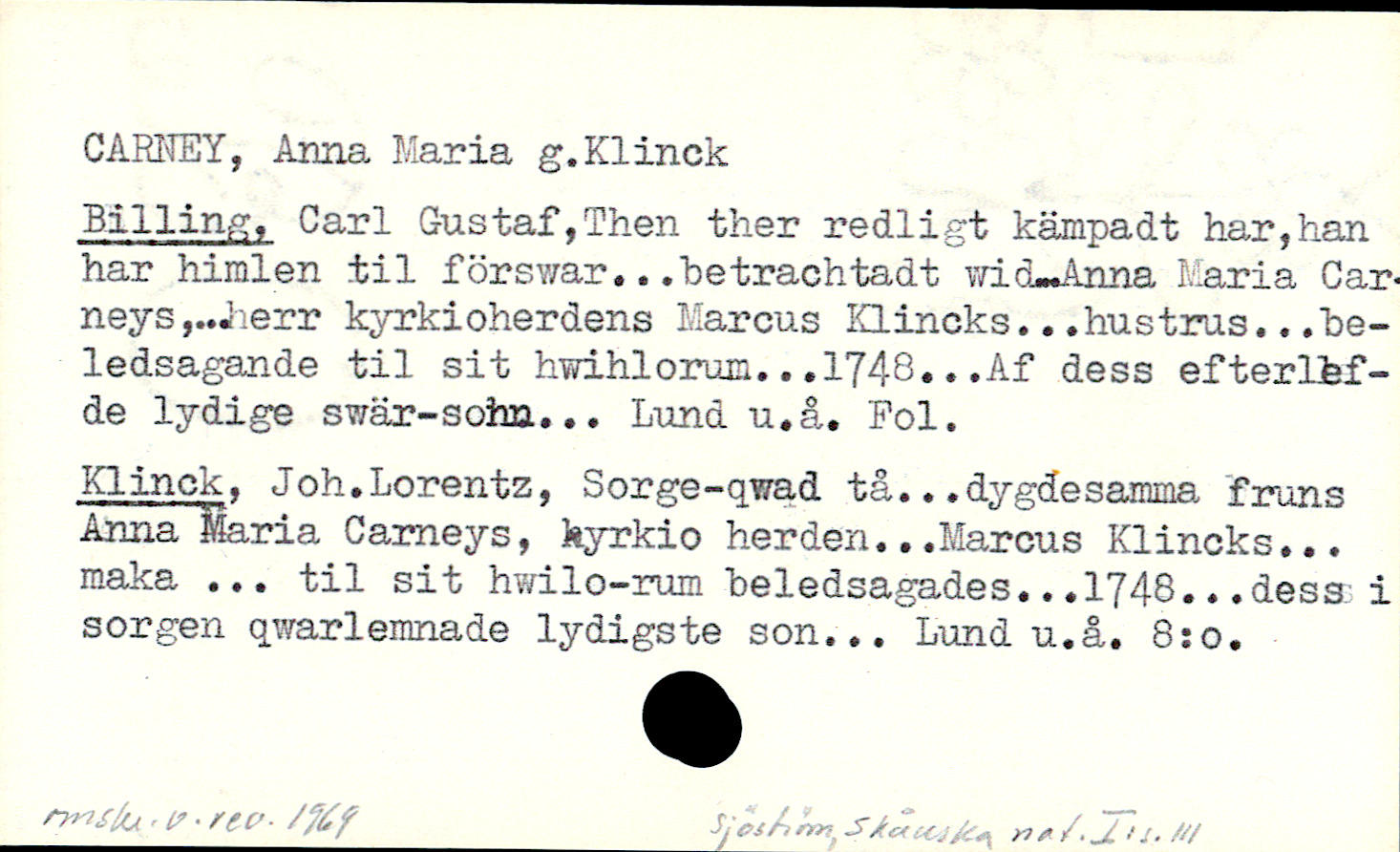 Catalogue Card_110244