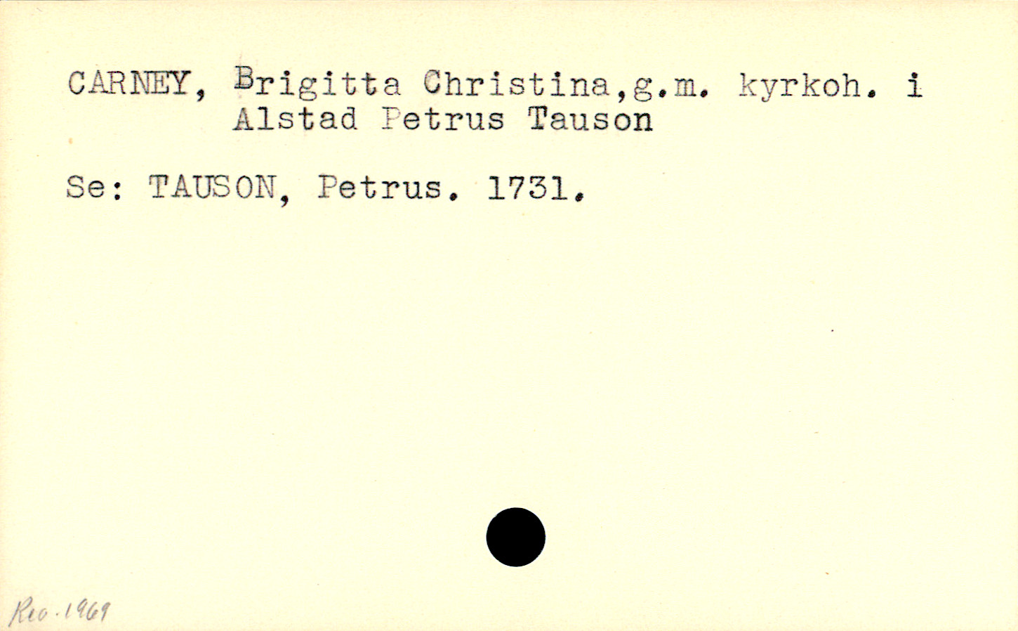 Catalogue Card_110245