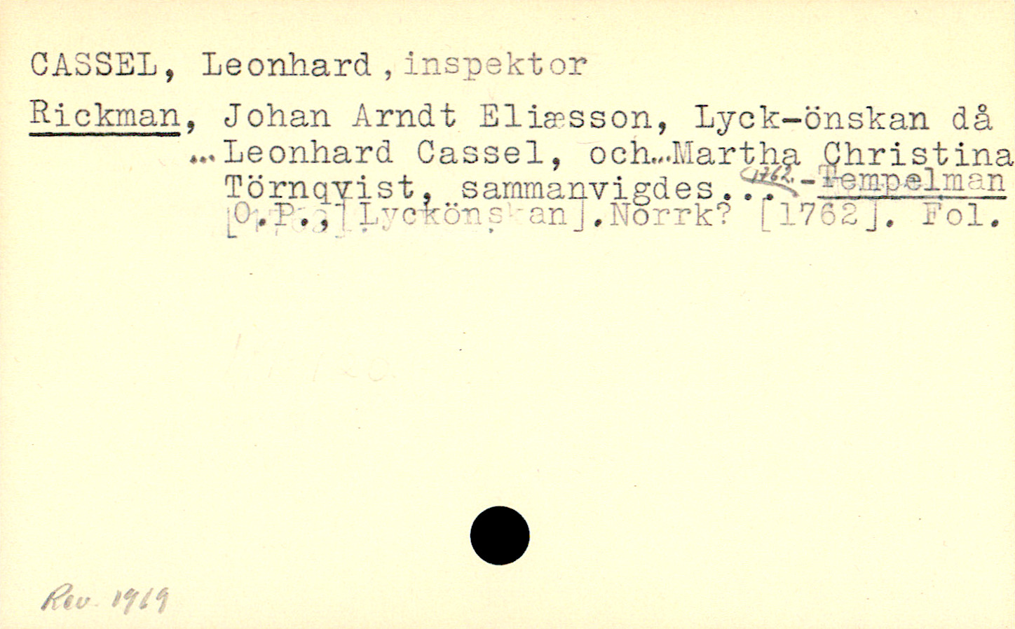 Catalogue Card_110273