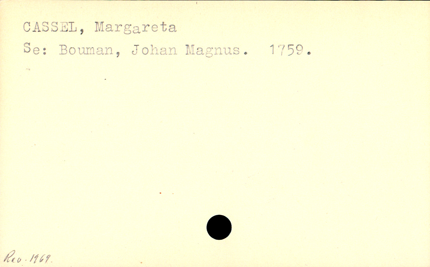 Catalogue Card_110274
