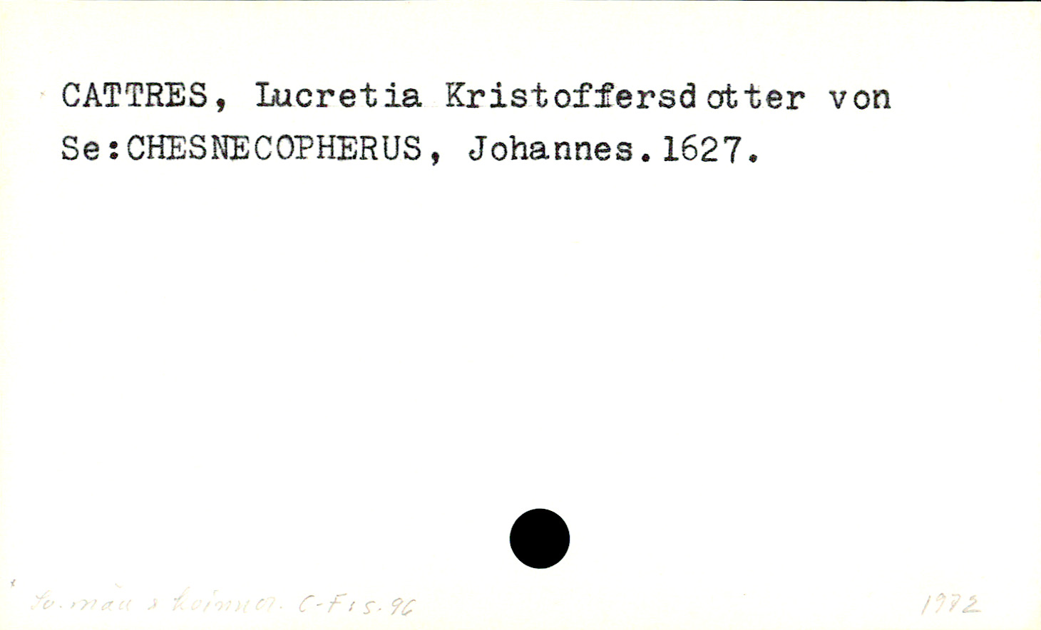 Catalogue Card_110291