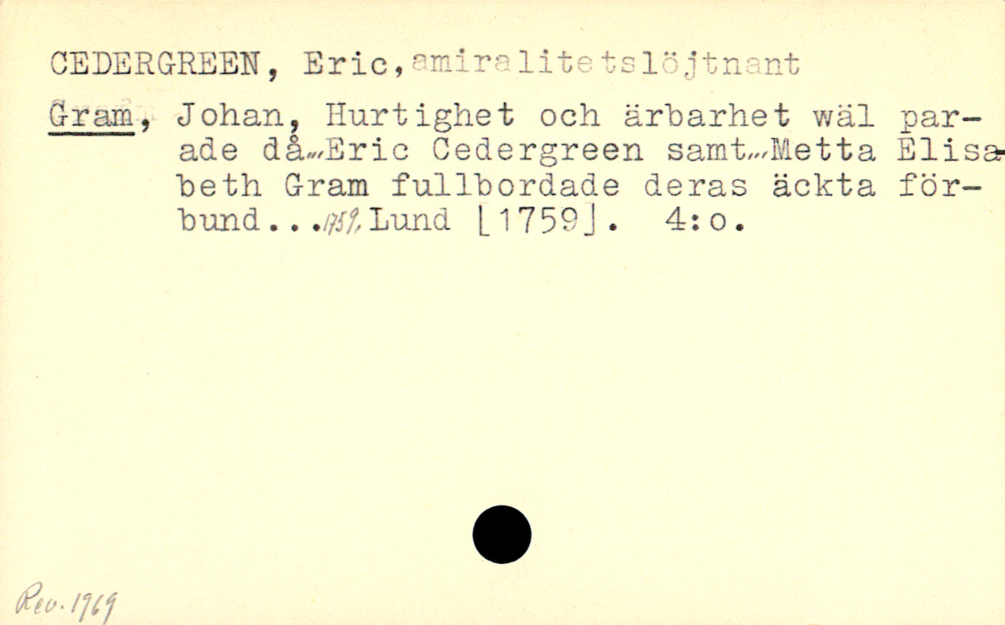 Catalogue Card_110340