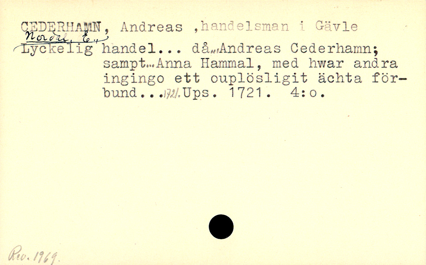 Catalogue Card_110350