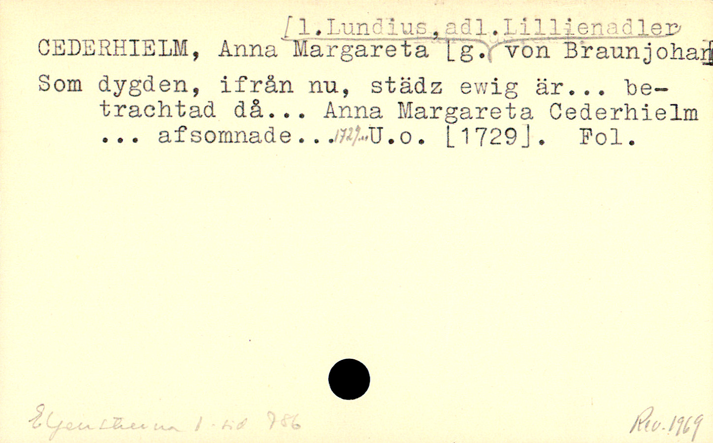 Catalogue Card_110352