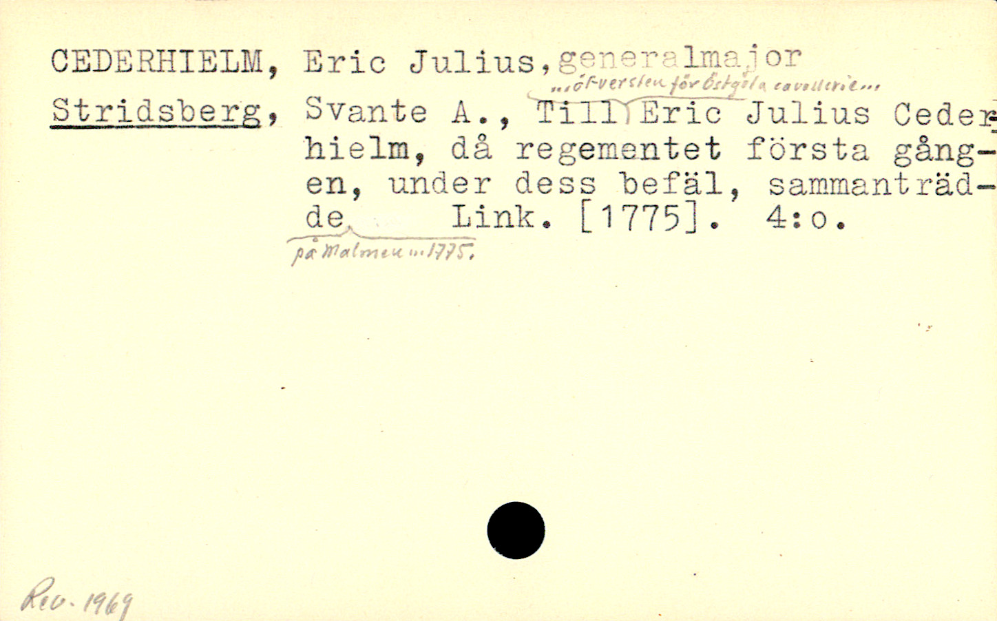 Catalogue Card_110354