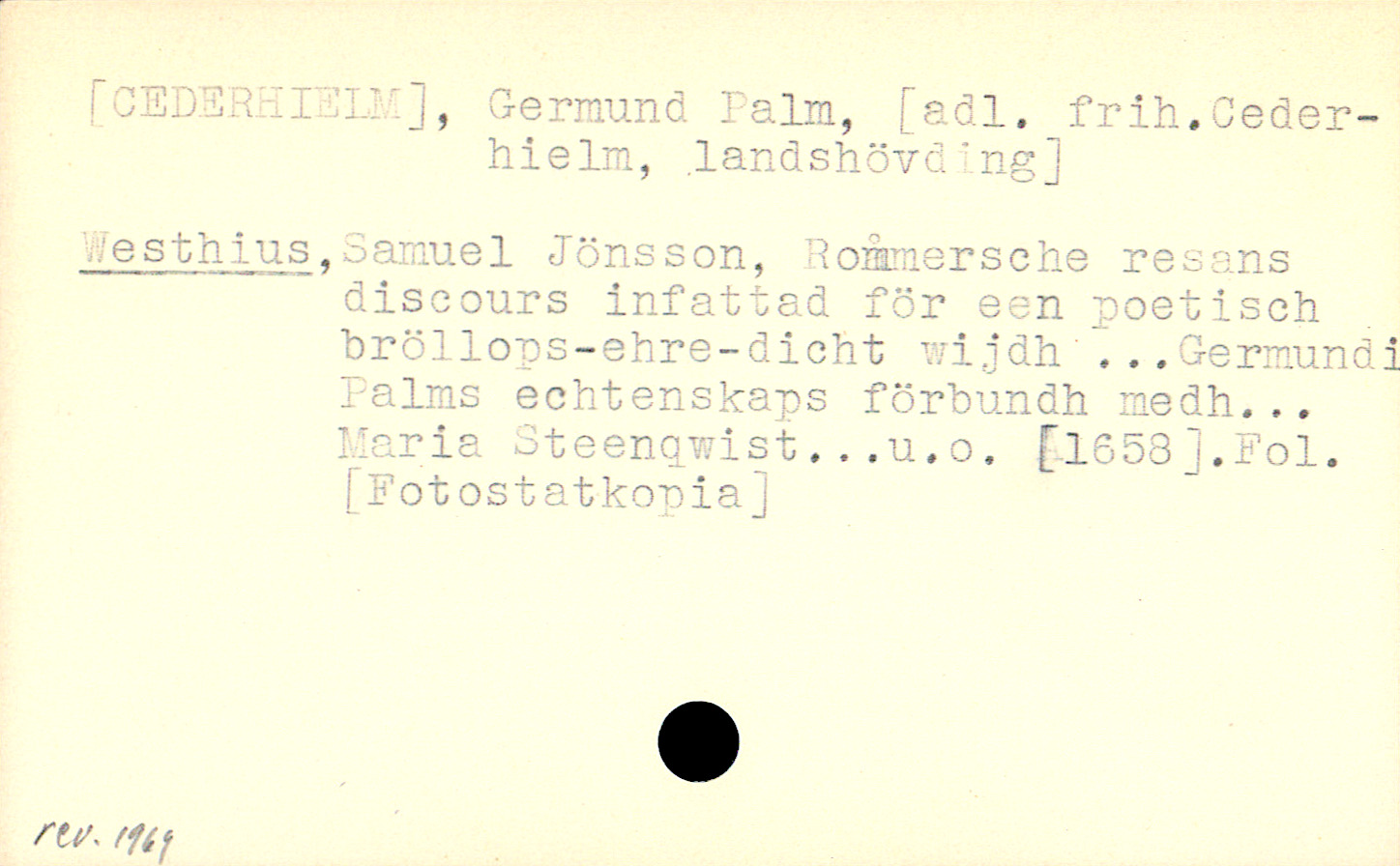 Catalogue Card_110355