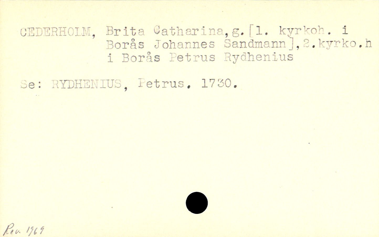 Catalogue Card_110361