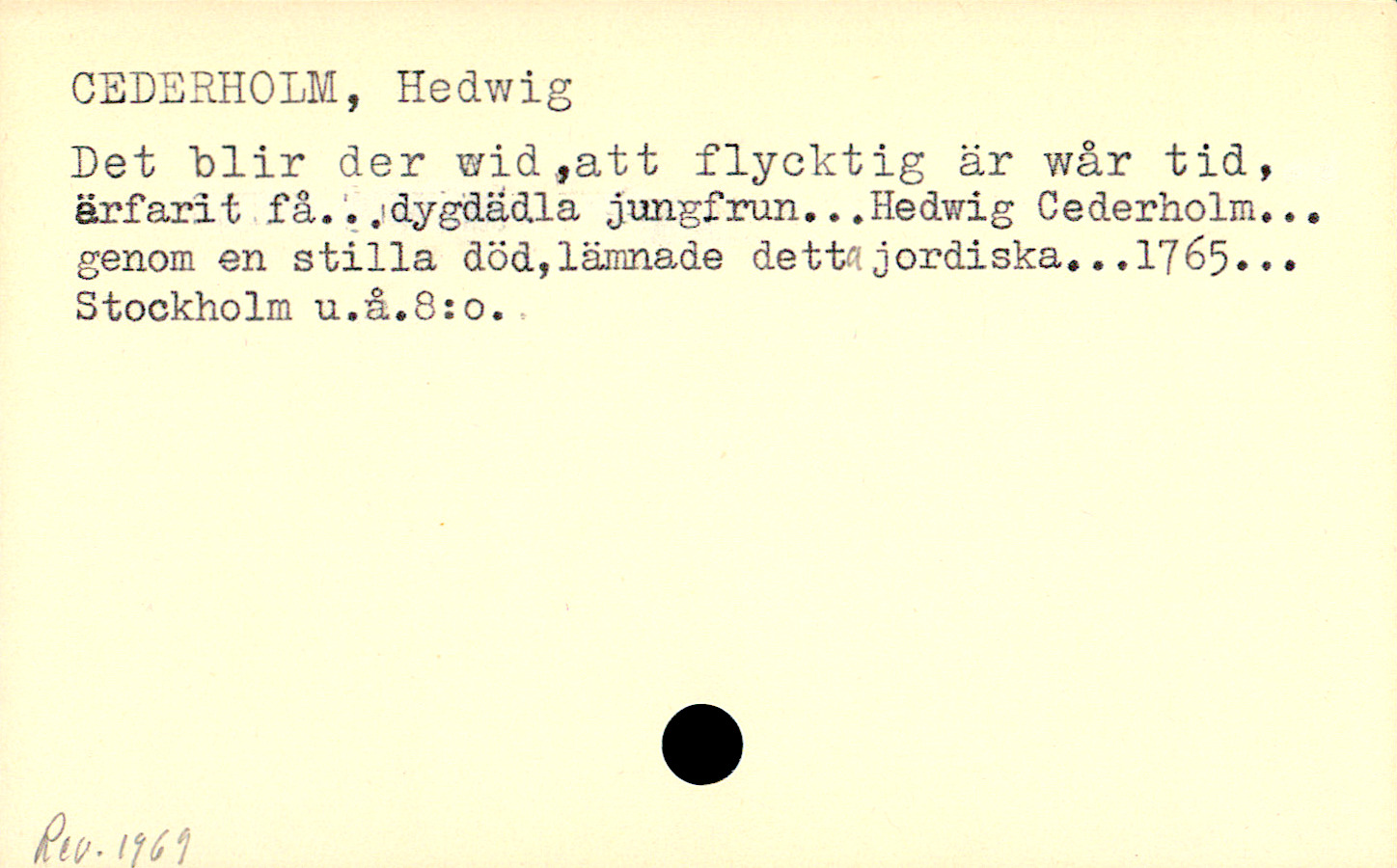 Catalogue Card_110362