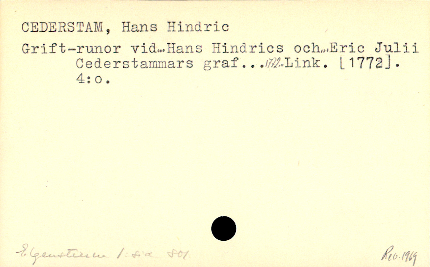 Catalogue Card_110381