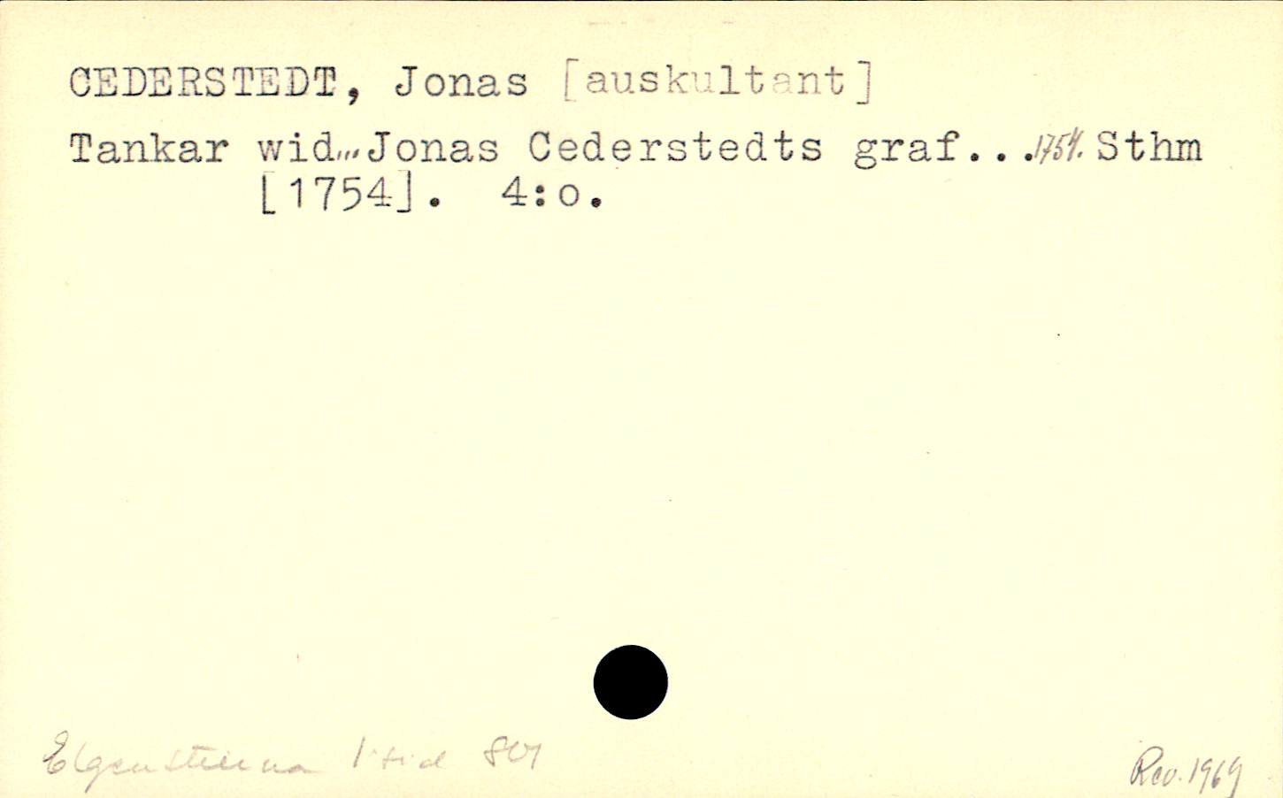 Catalogue Card_110382