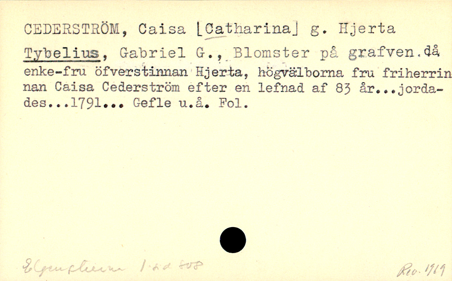 Catalogue Card_110388