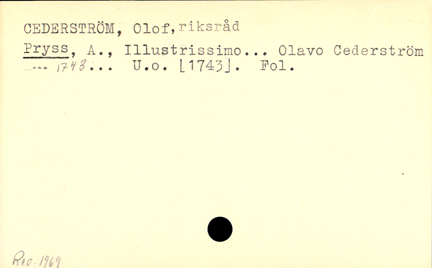 Catalogue Card_110399