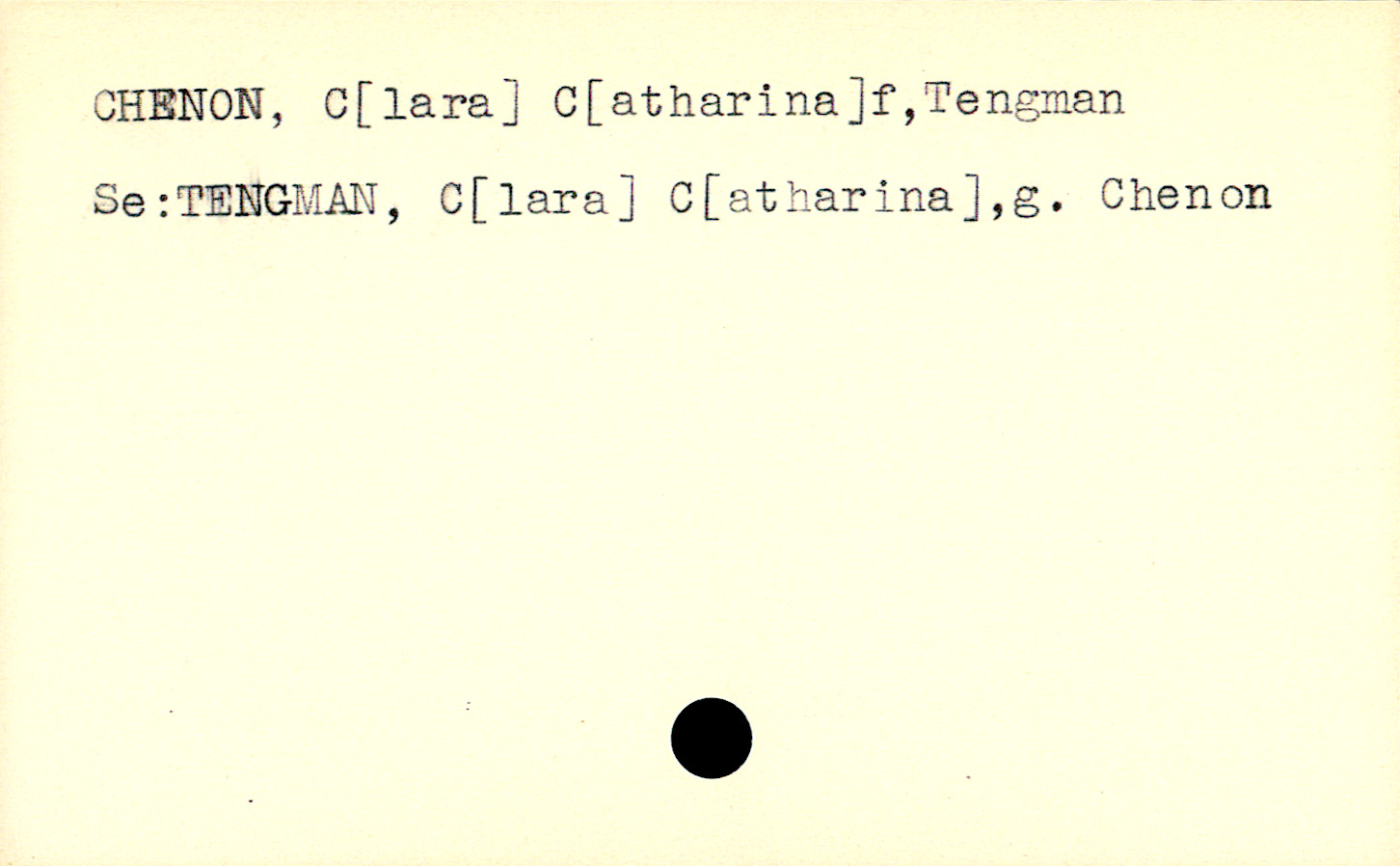 Catalogue Card_110462