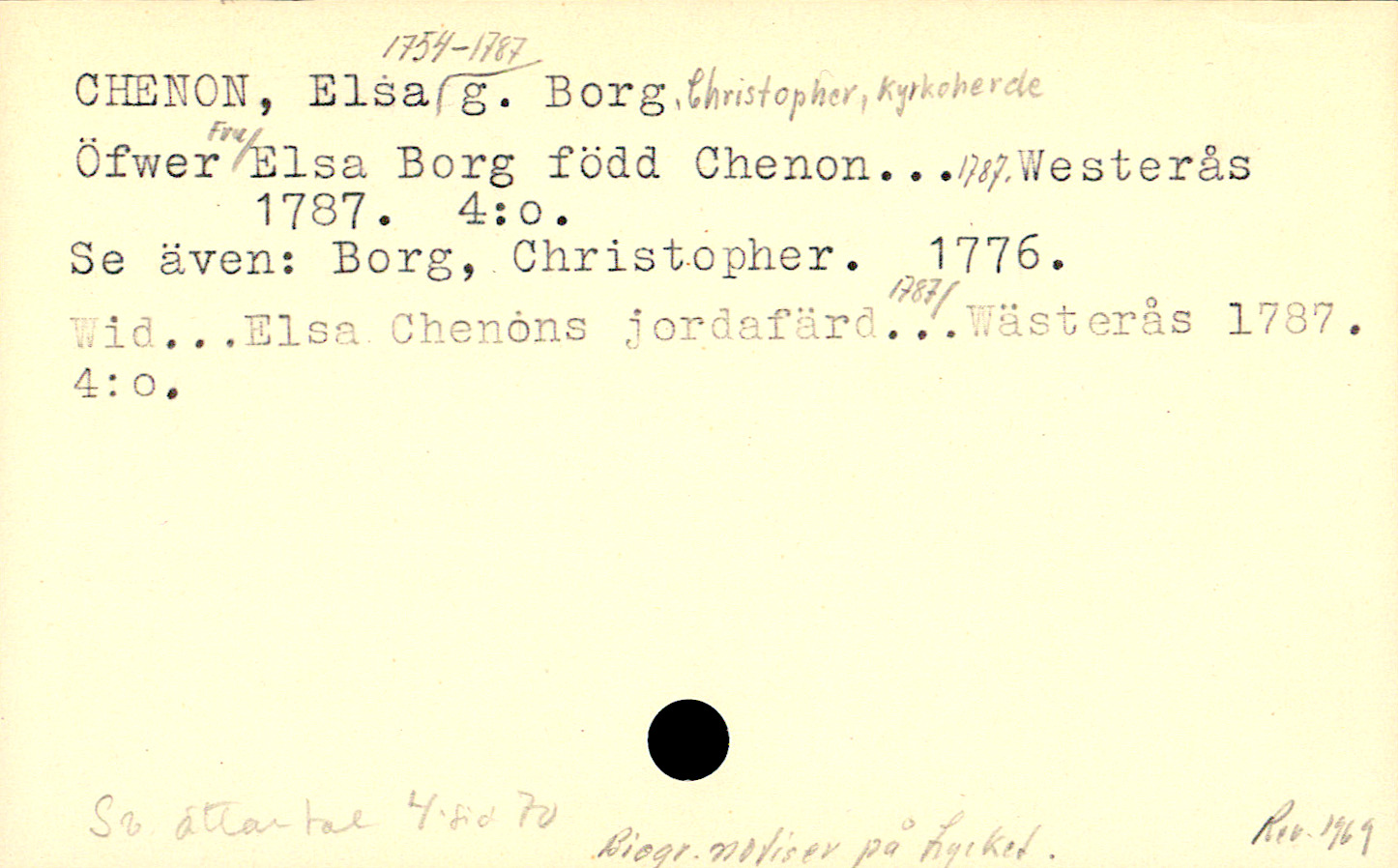 Catalogue Card_110464