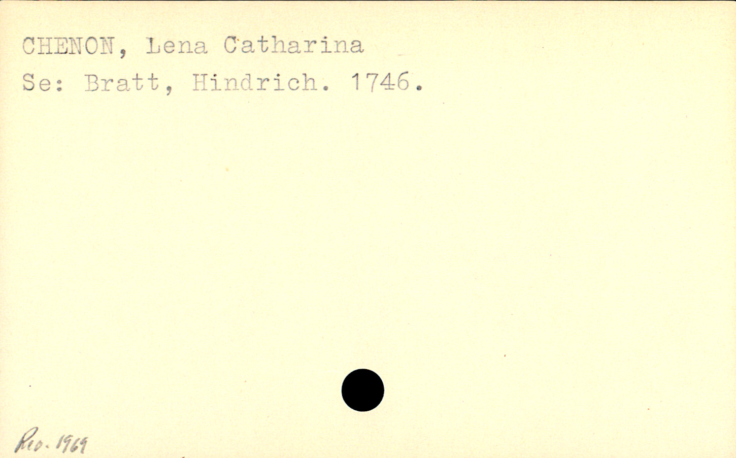 Catalogue Card_110467