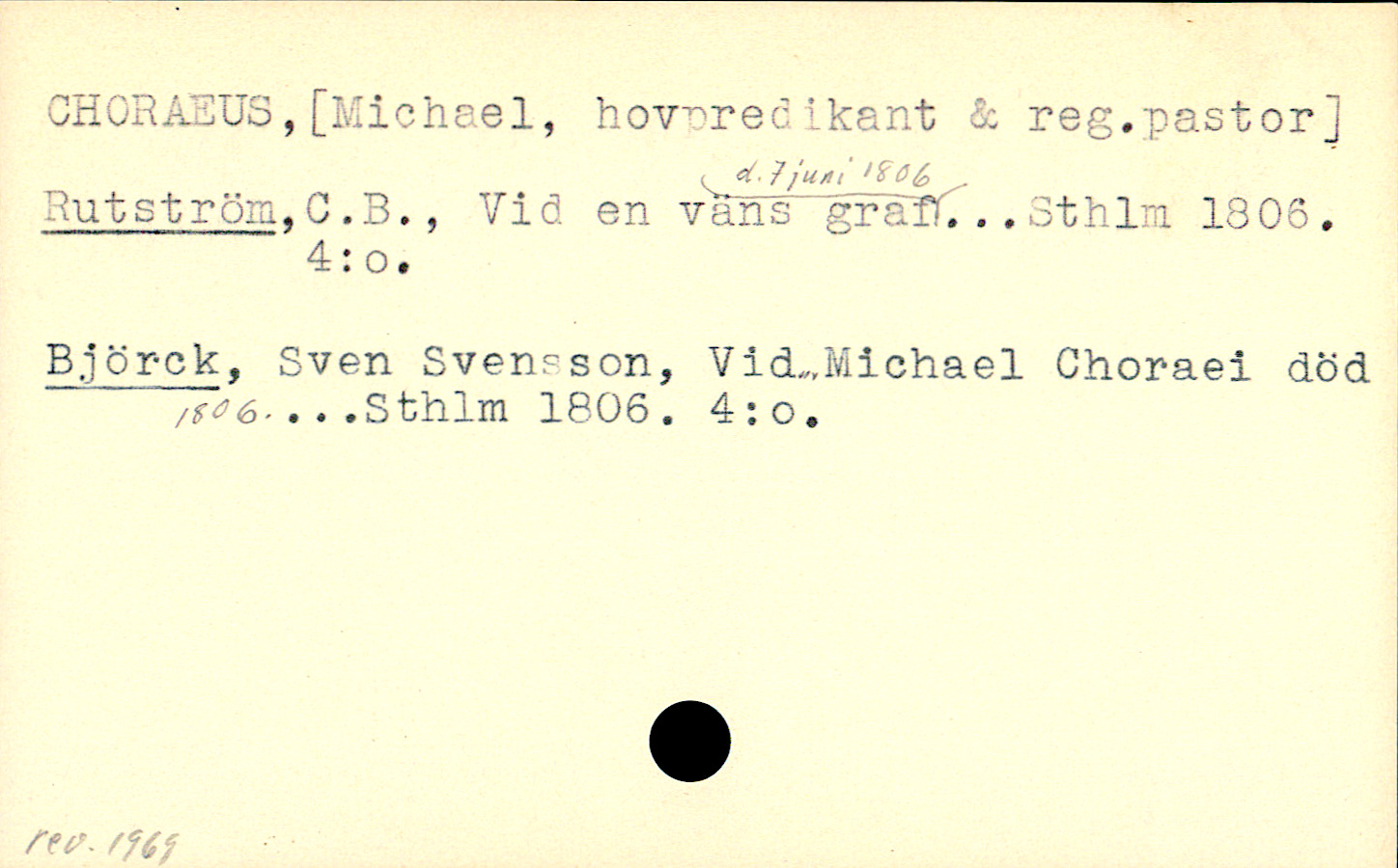 Catalogue Card_110476