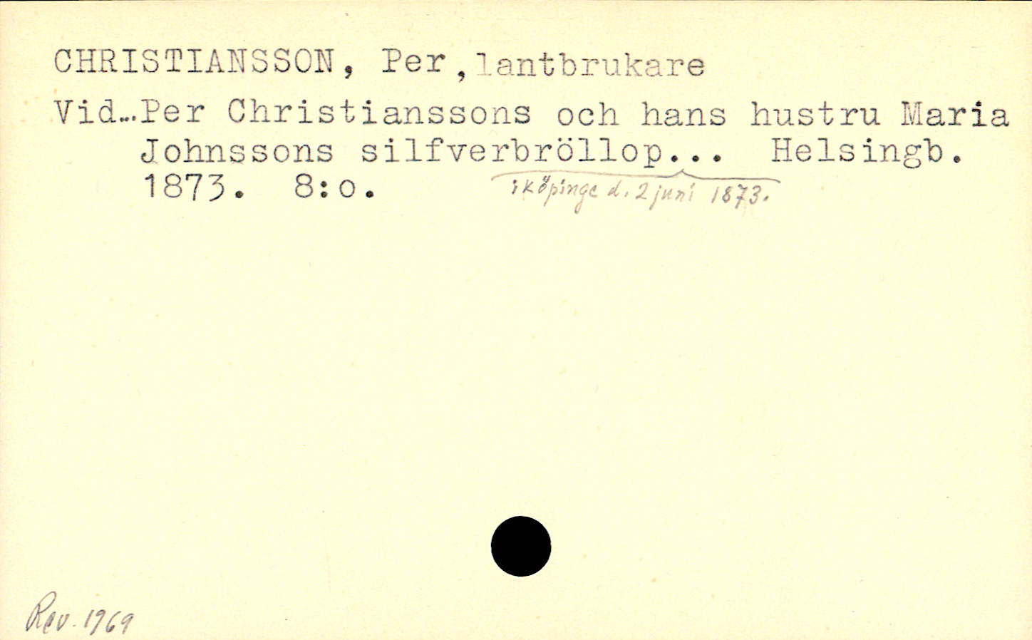 Catalogue Card_110486