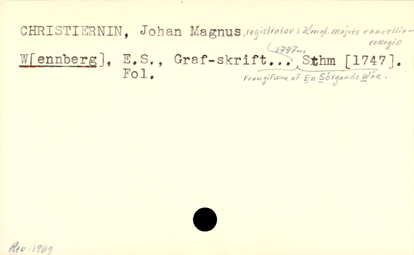 Catalogue Card_110507