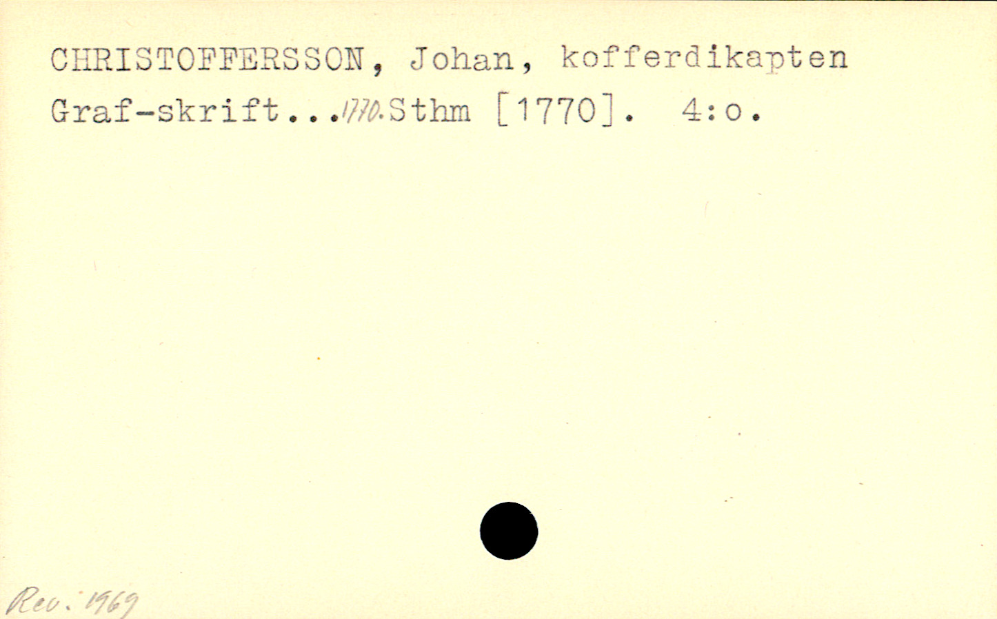 Catalogue Card_110534