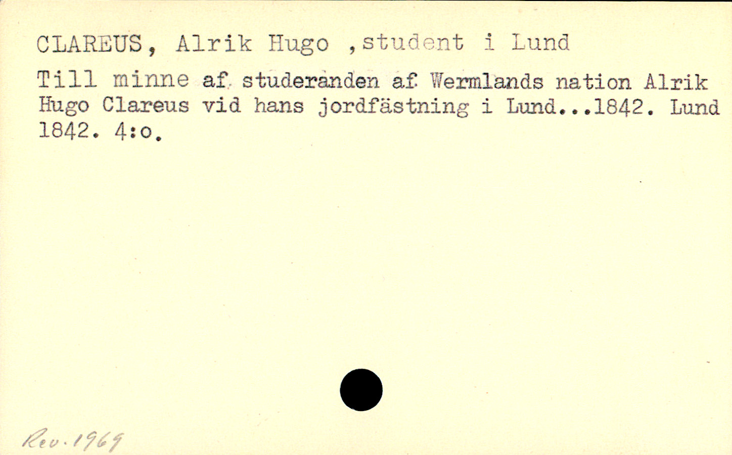 Catalogue Card_110555