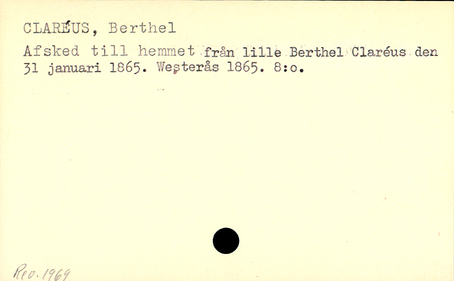 Catalogue Card_110556