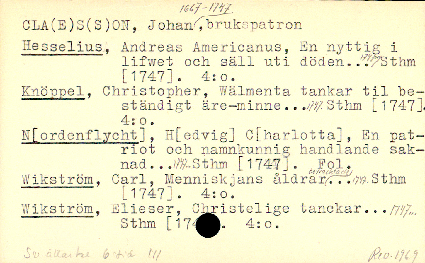 Catalogue Card_110577