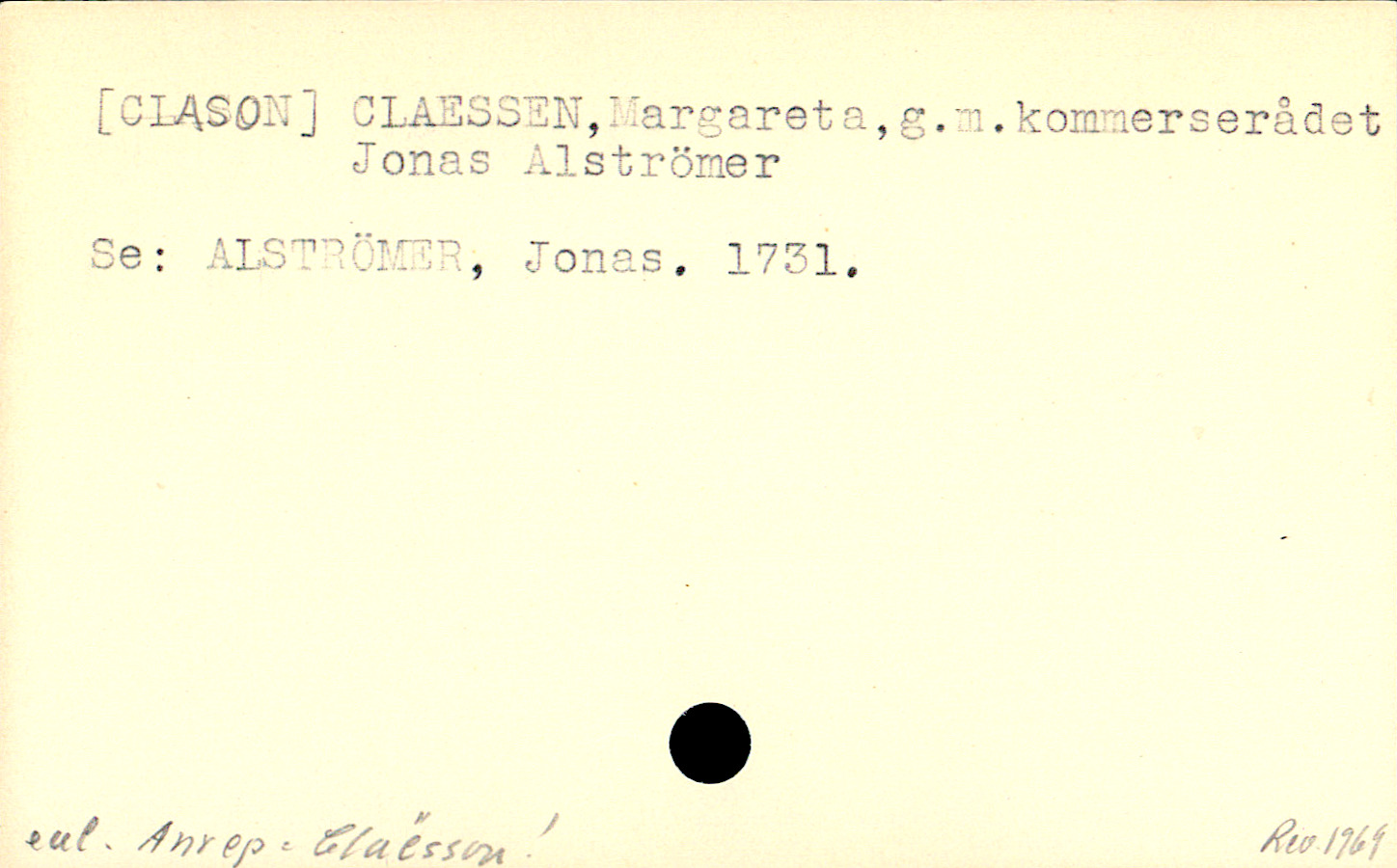 Catalogue Card_110581