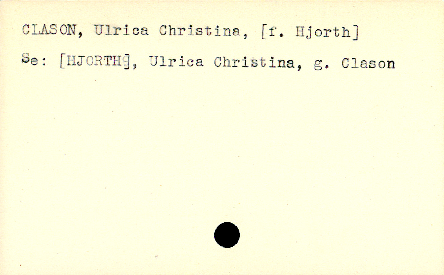 Catalogue Card_110585