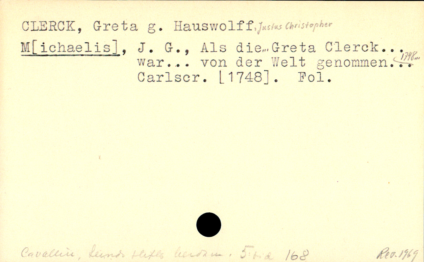 Catalogue Card_110591