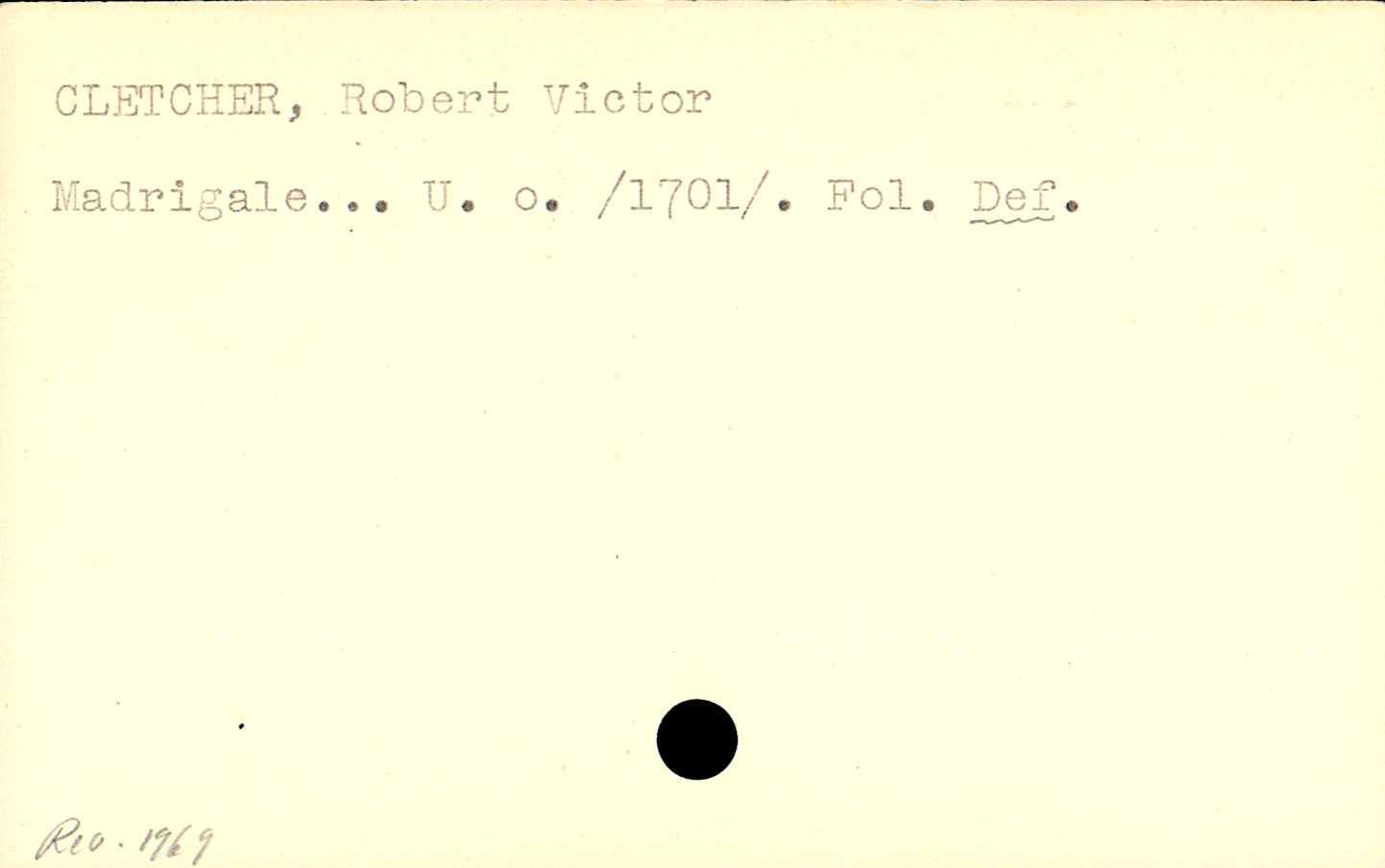 Catalogue Card_110594