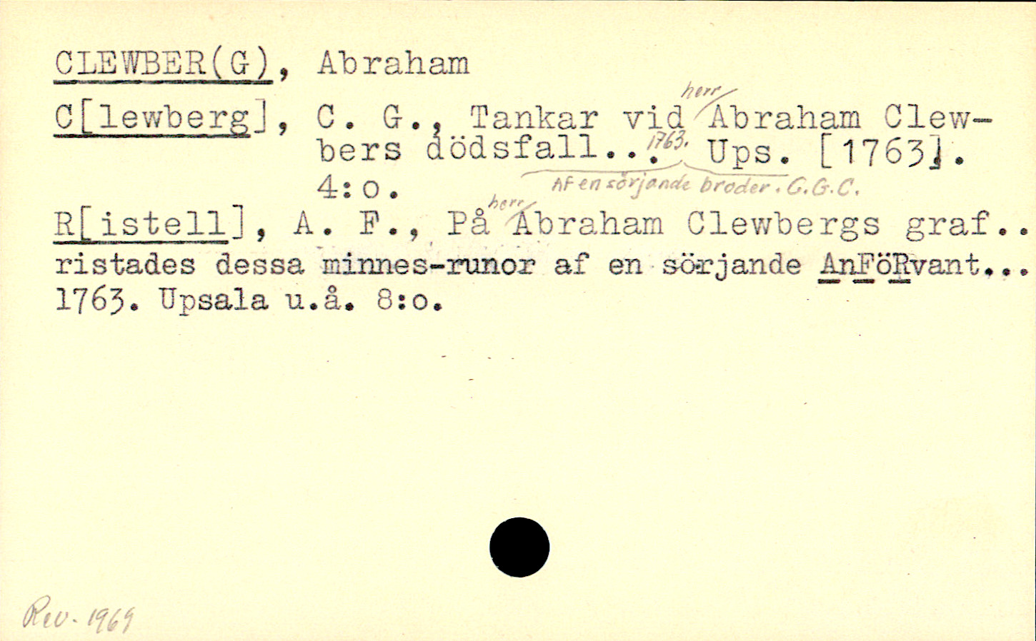 Catalogue Card_110595