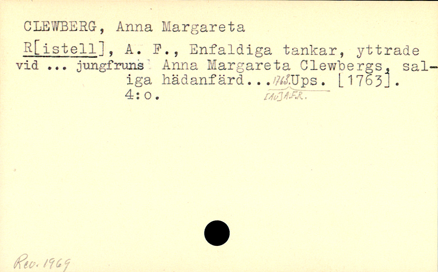 Catalogue Card_110597