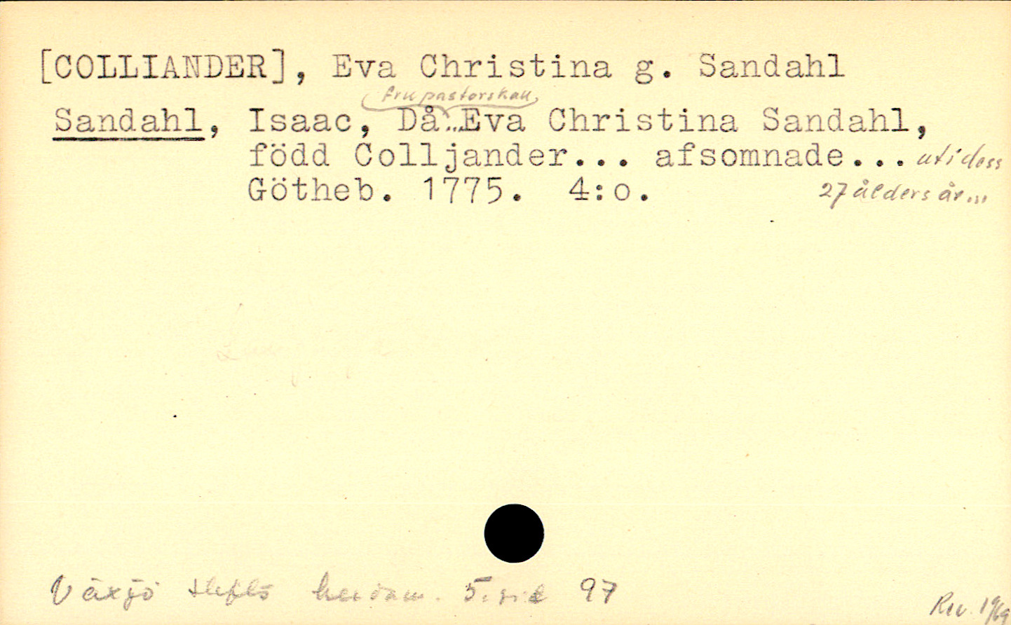 Catalogue Card_110643