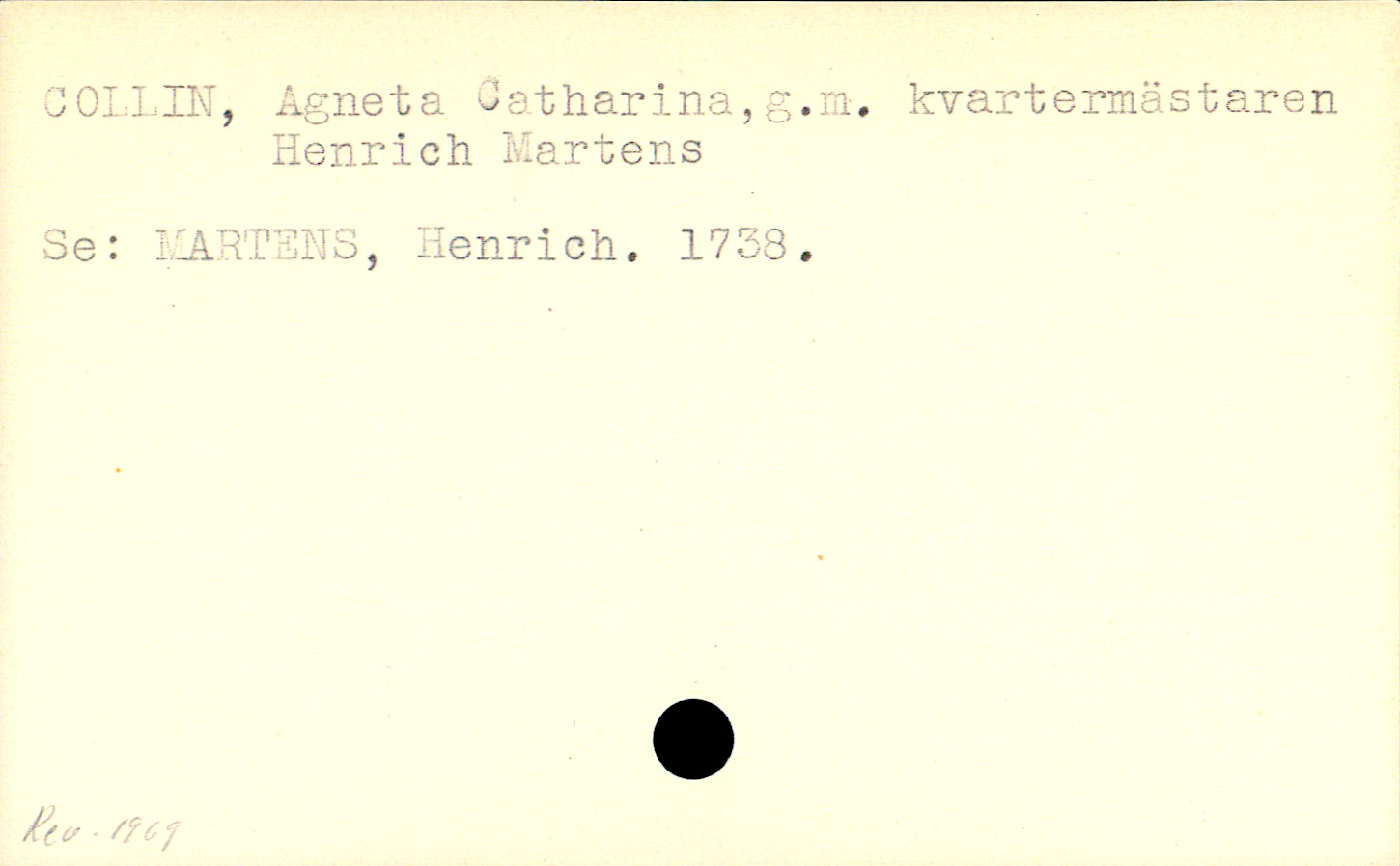 Catalogue Card_110654