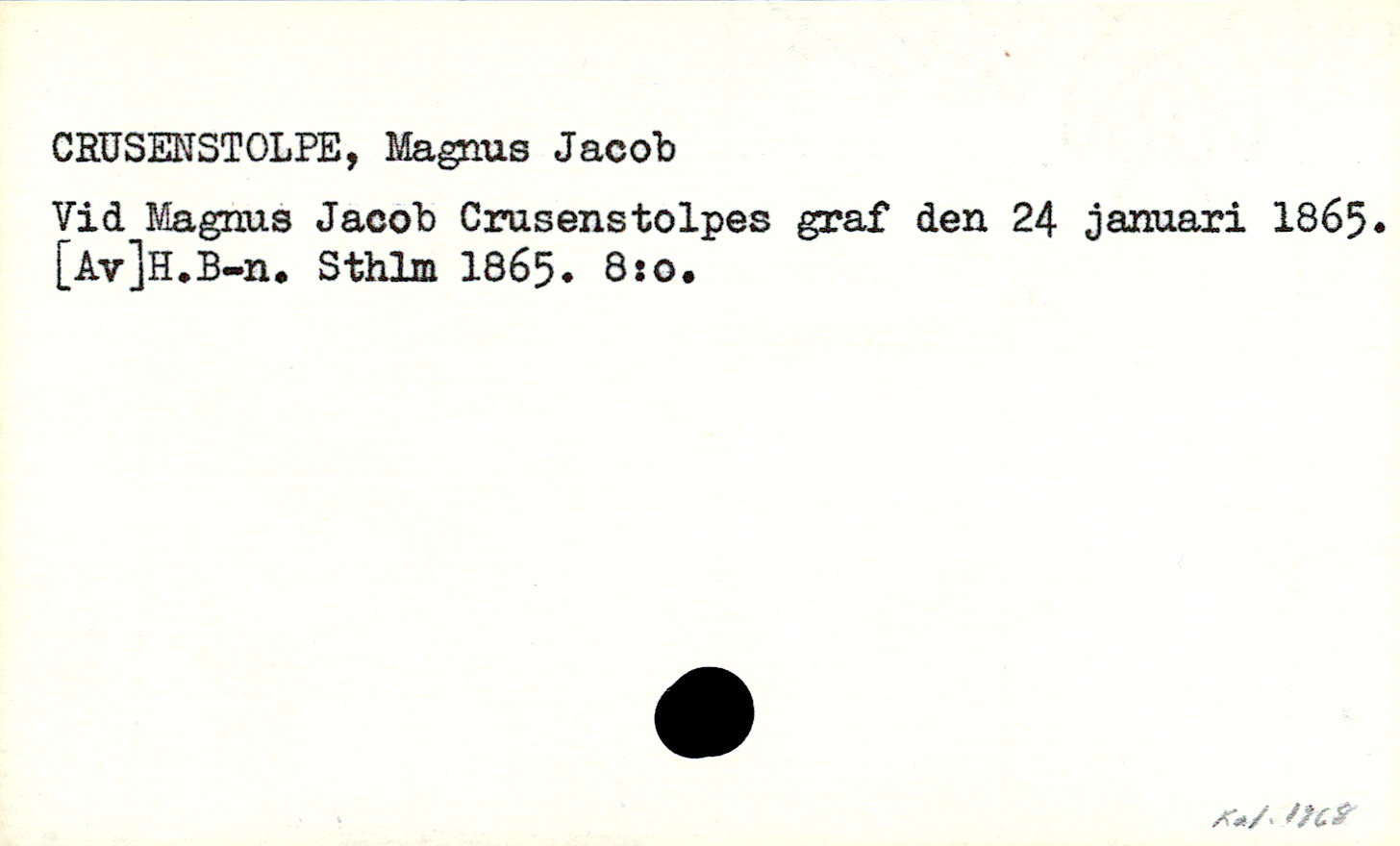 Catalogue Card_110887