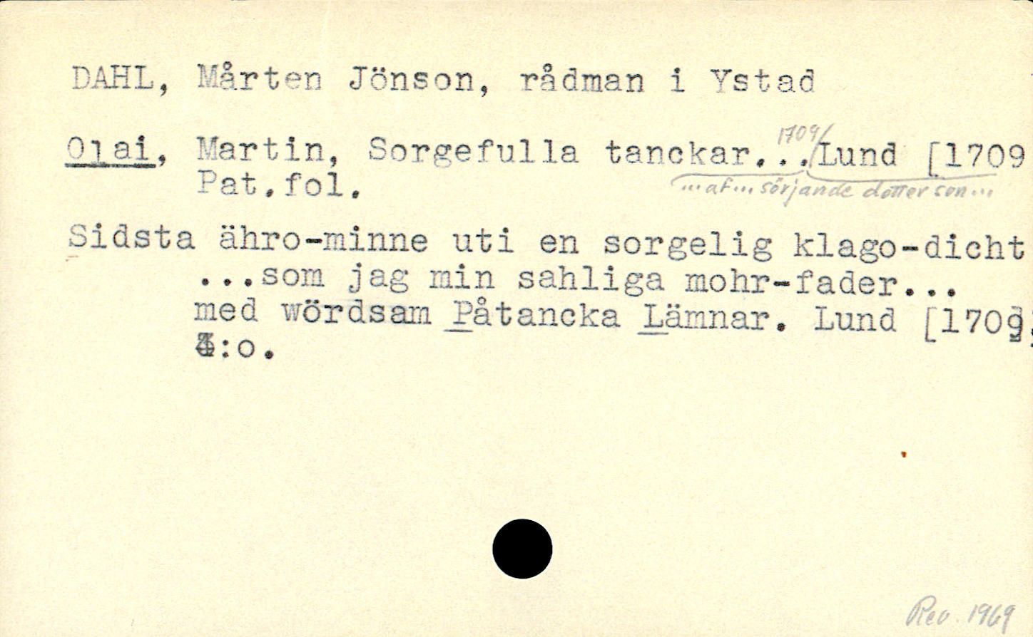 Catalogue Card_110961