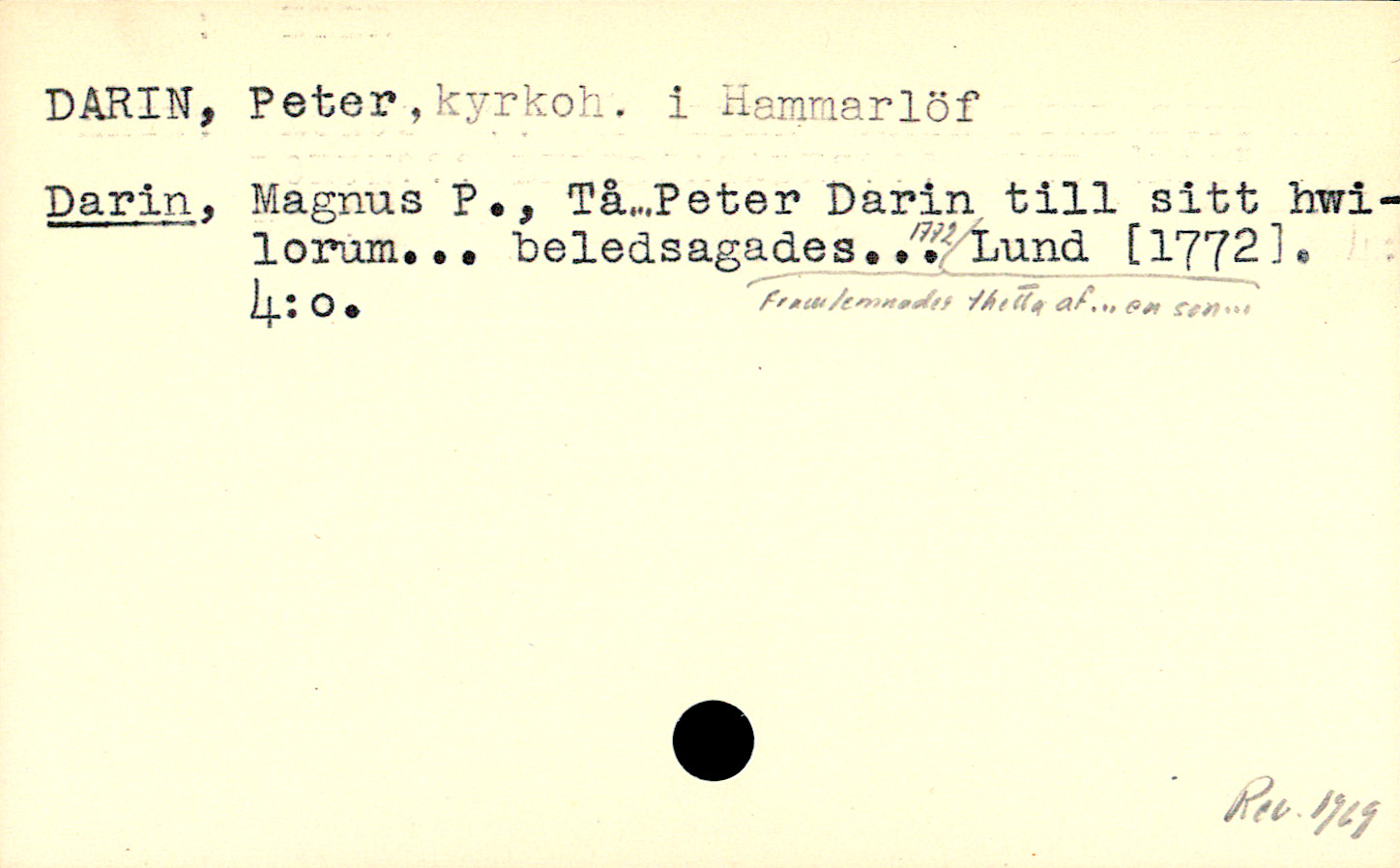 Catalogue Card_111190