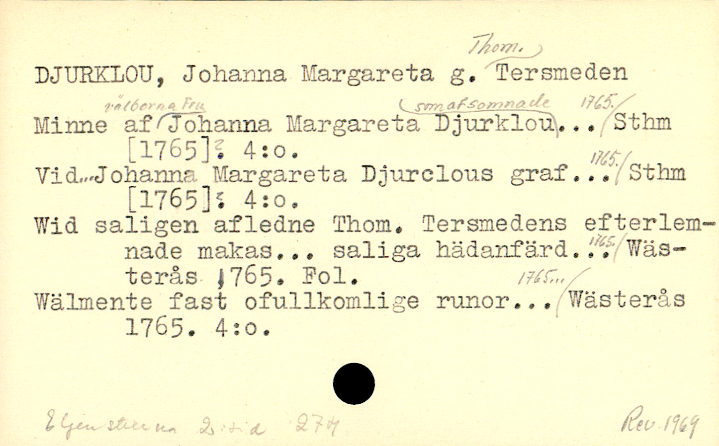 Catalogue Card_111495