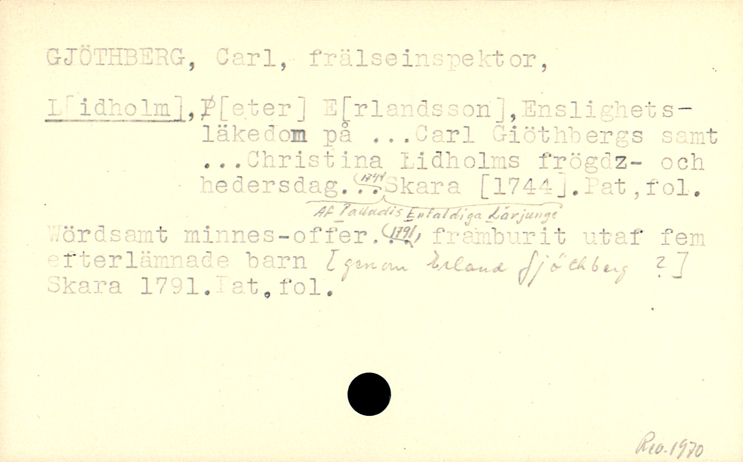 Catalogue Card_114565