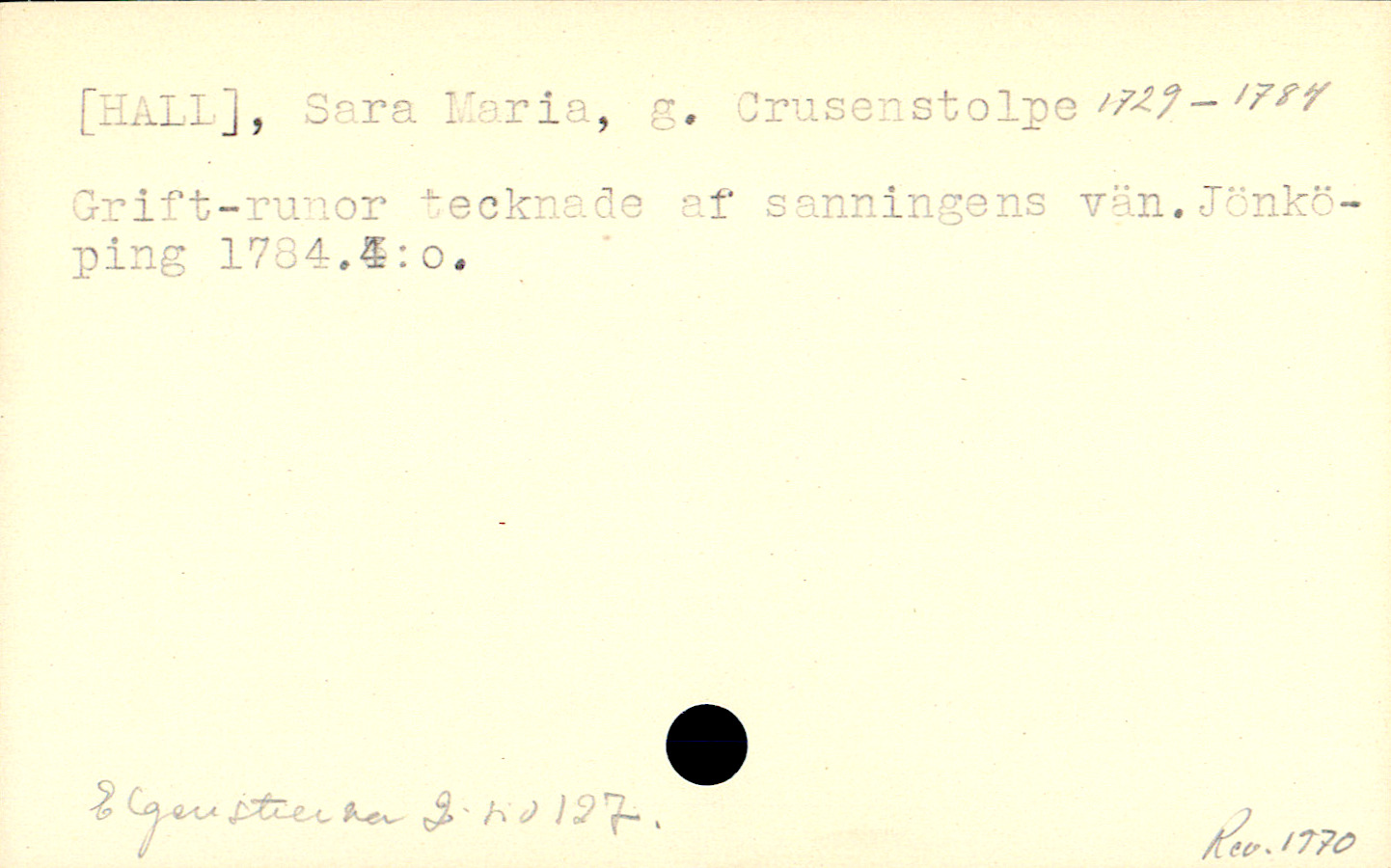 Catalogue Card_115660