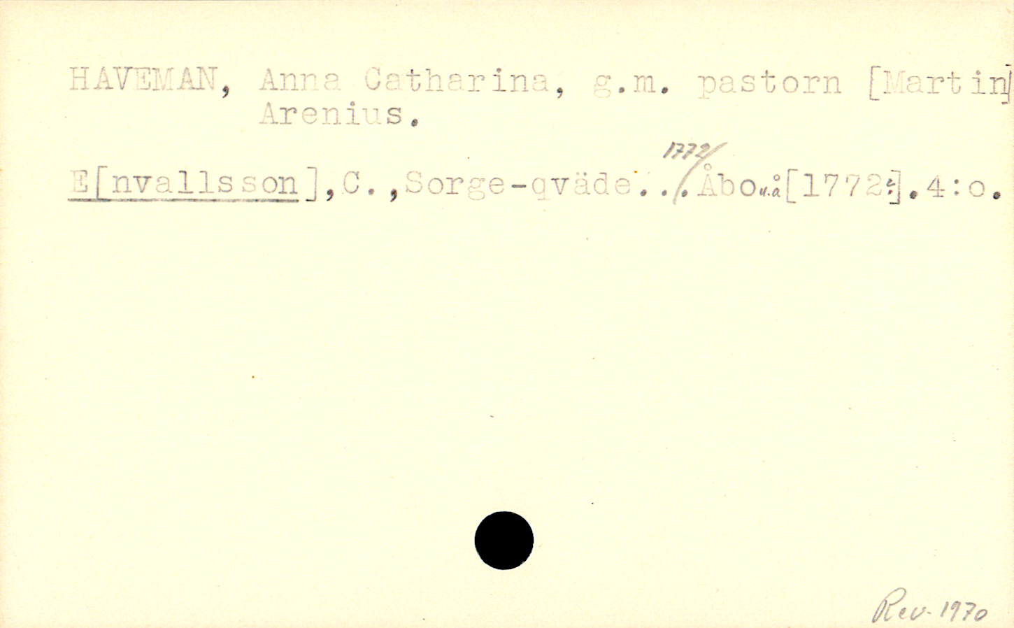 Catalogue Card_116117