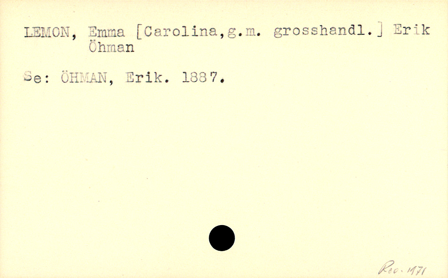 Catalogue Card_120165