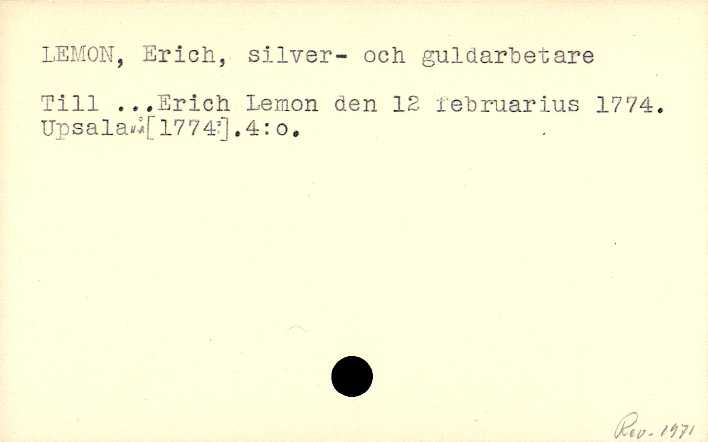 Catalogue Card_120166