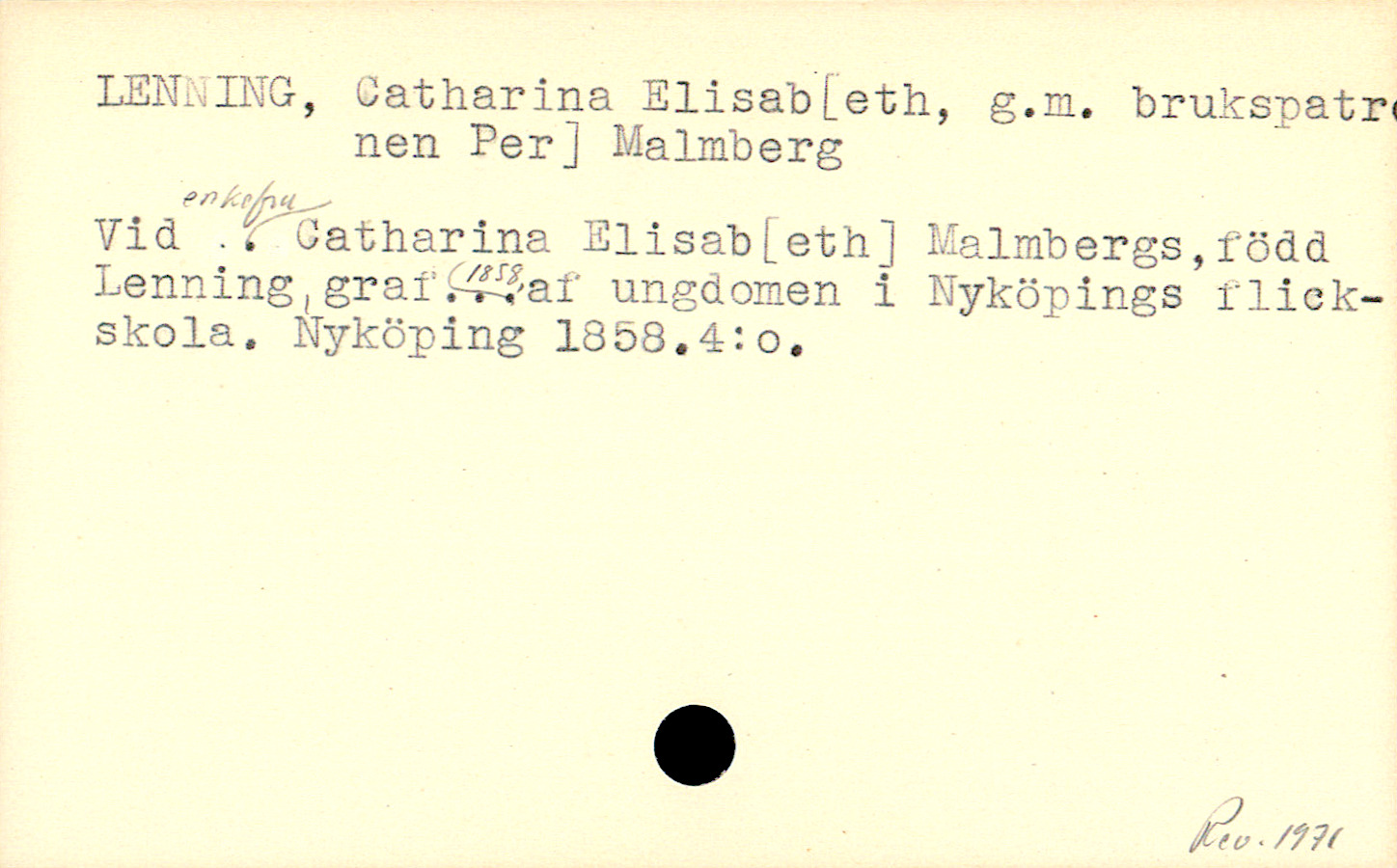 Catalogue Card_120198
