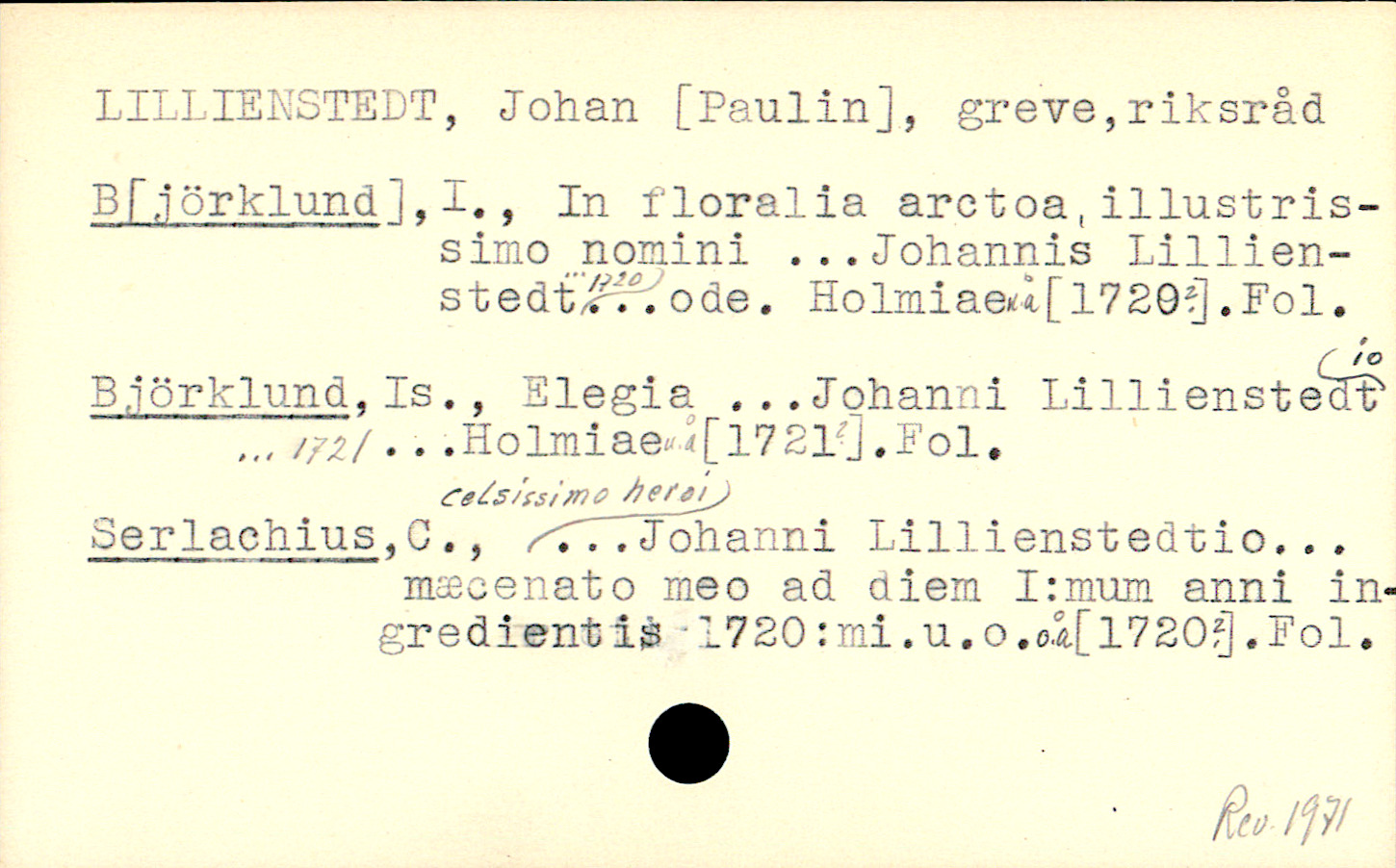 Catalogue Card_120599