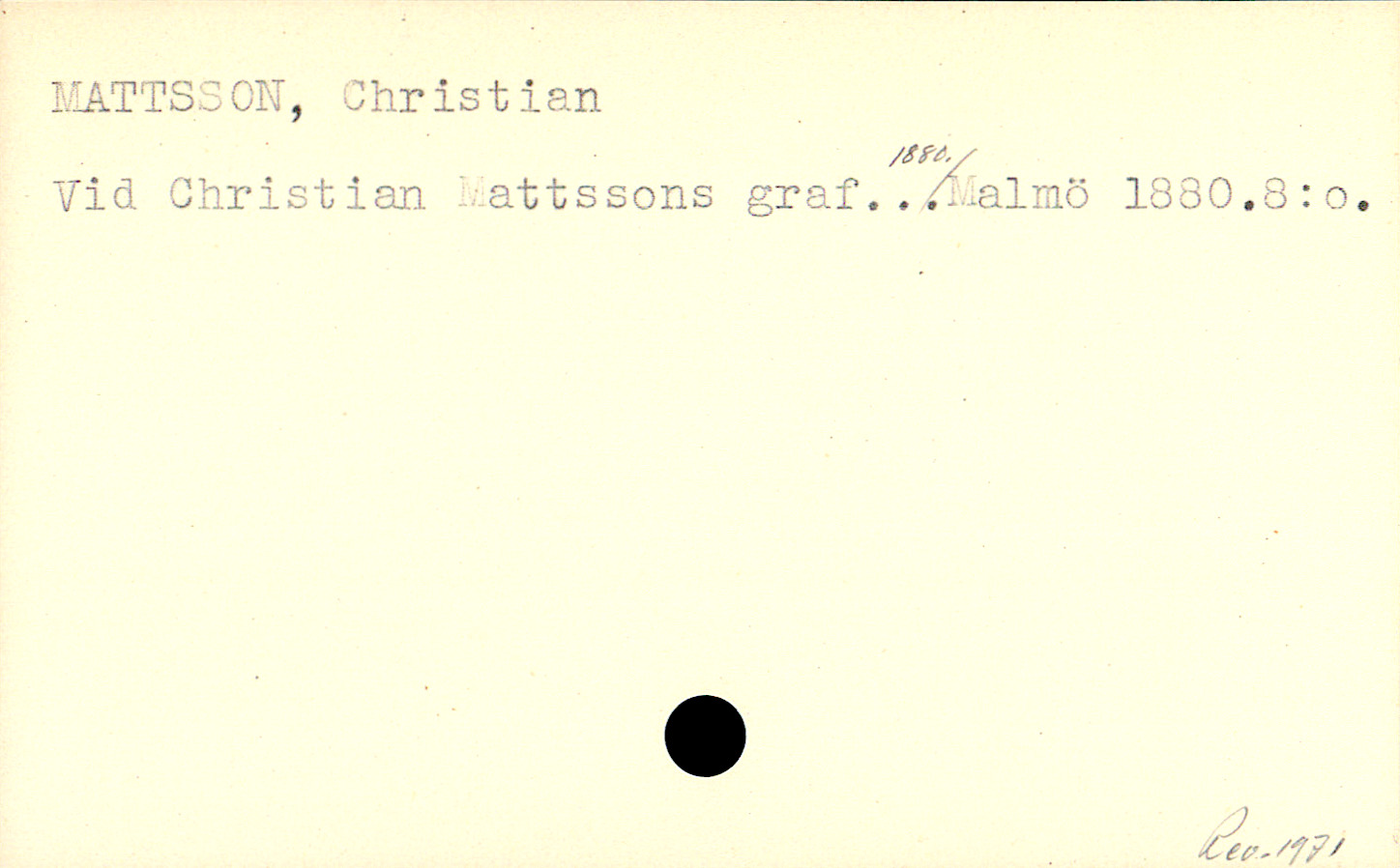 Catalogue Card_122345