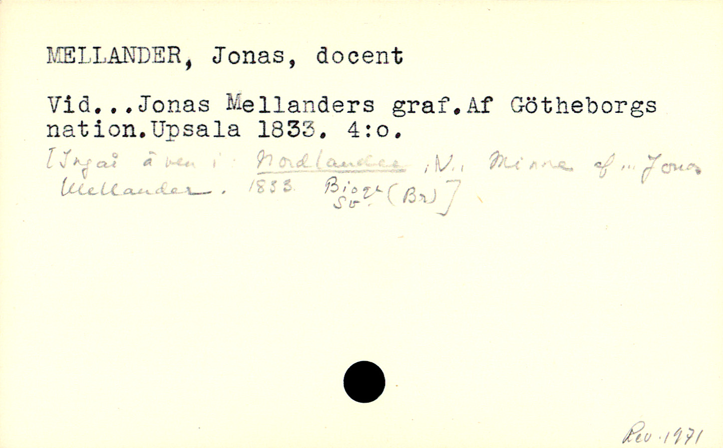 Catalogue Card_122495