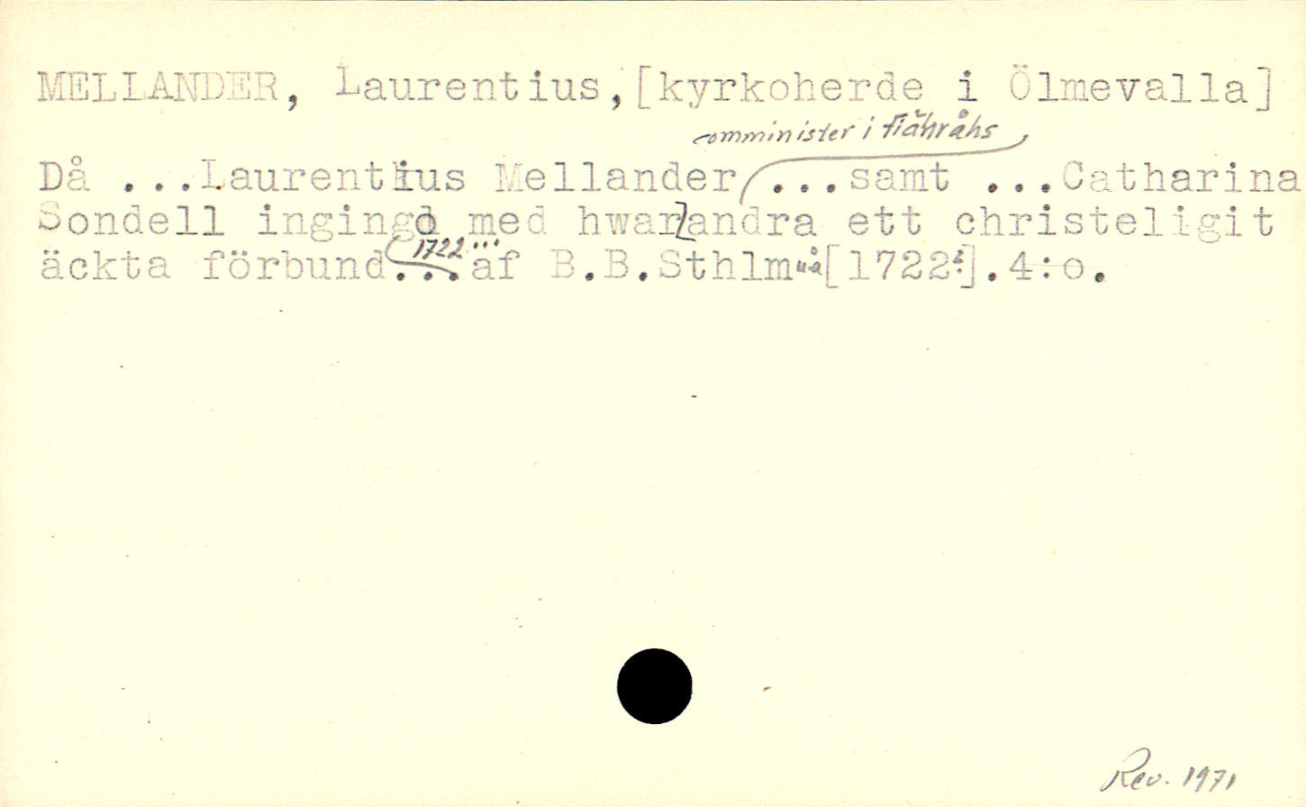Catalogue Card_122496