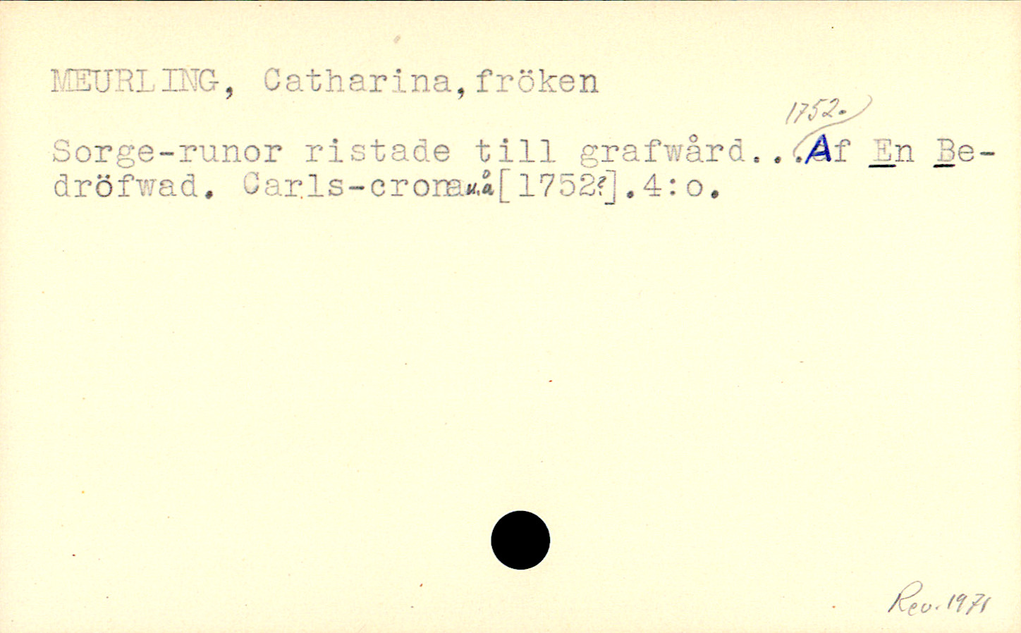 Catalogue Card_122582