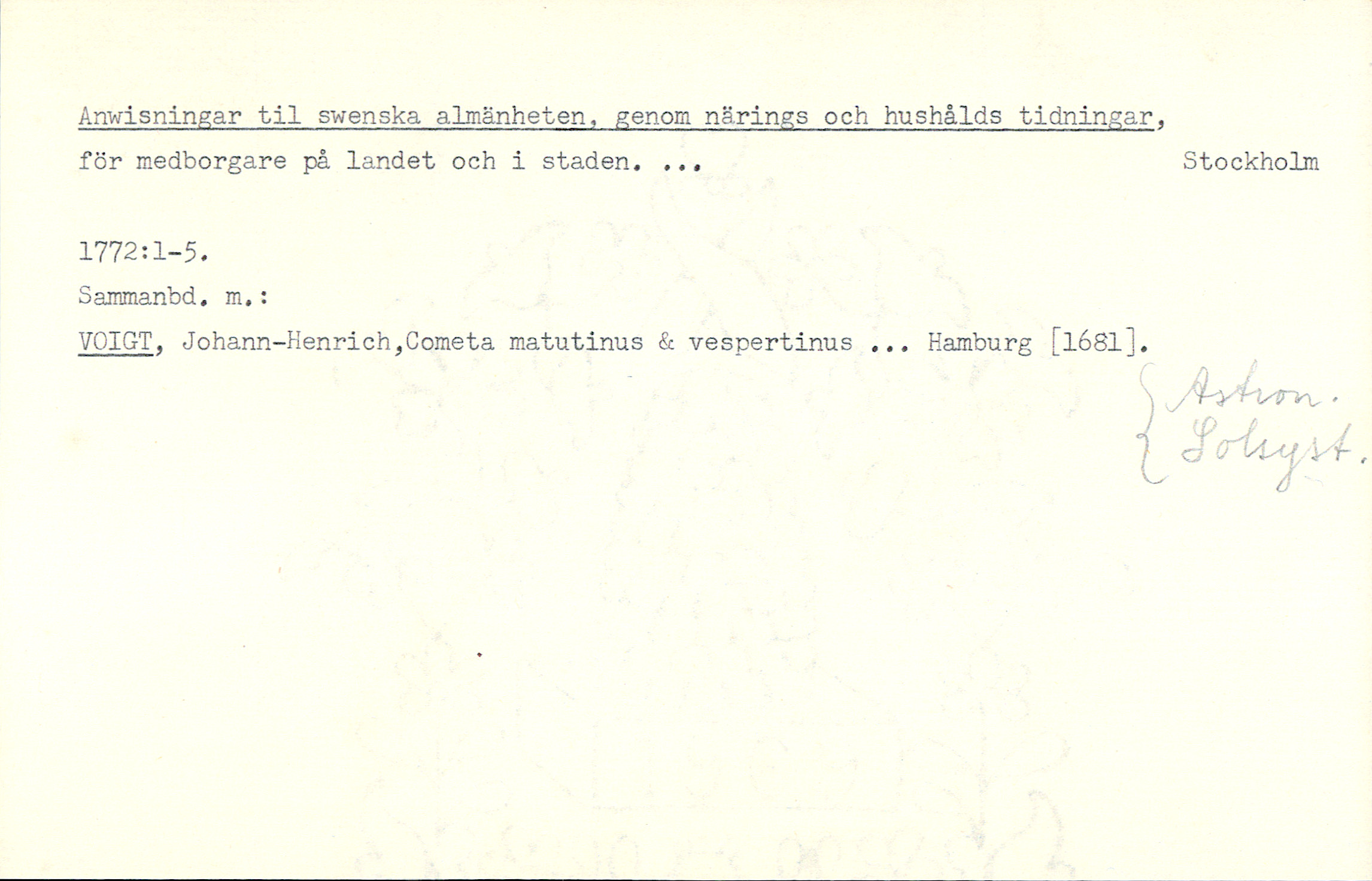 Catalogue Card_34891